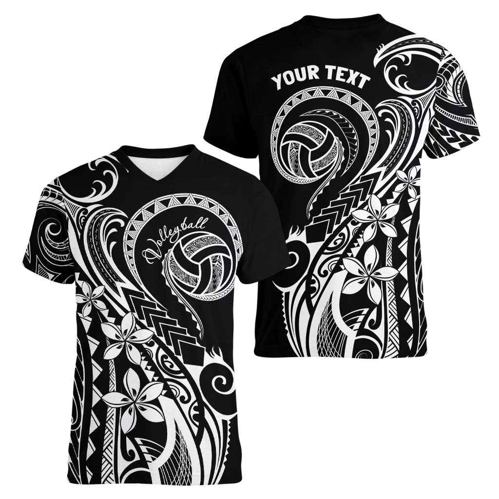 Polynesia Beach Volleyball Personalized Women V-Neck T-Shirt Basic