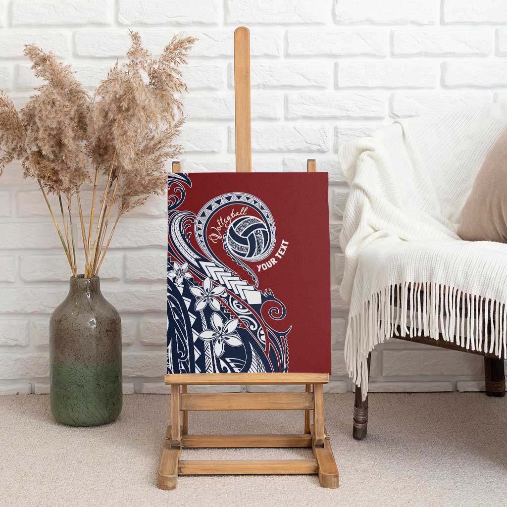Polynesia Beach Volleyball Personalized Canvas Wall Art Special
