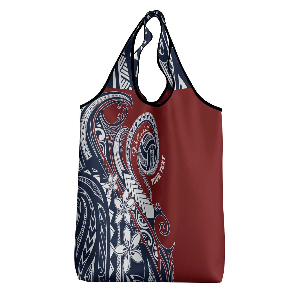 Polynesia Beach Volleyball Personalized Grocery Bag Special