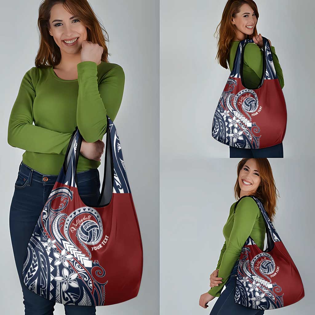 Polynesia Beach Volleyball Personalized Grocery Bag Special