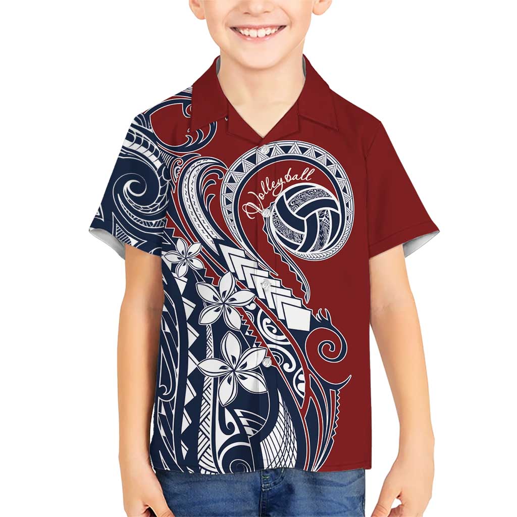 Polynesia Beach Volleyball Personalized Kid Hawaiian Shirt Special