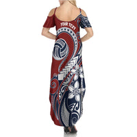 Polynesia Beach Volleyball Personalized Summer Maxi Dress Special