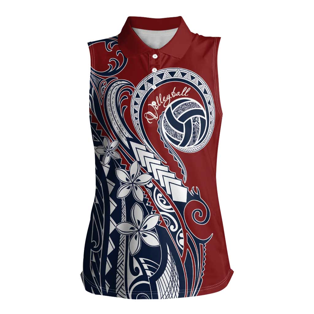 Polynesia Beach Volleyball Personalized Women Sleeveless Polo Shirt Special