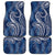 Polynesia Plumeria Lei Car Mats Navy Blue Curves Motif