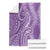 Polynesia Plumeria Lei Blanket Periwinkle Curves Motif