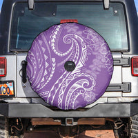Polynesia Plumeria Lei Spare Tire Cover Periwinkle Curves Motif LT7 Periwinkle - Polynesian Pride