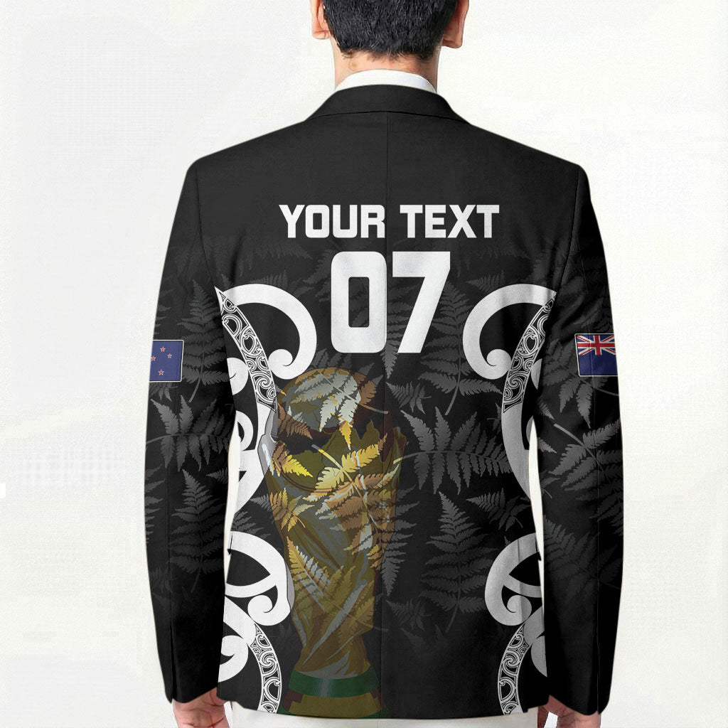 New Zealand WC2026 Custom Black Blazer Silver Fern