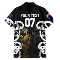 New Zealand WC2026 Custom Black Hawaiian Shirt Silver Fern