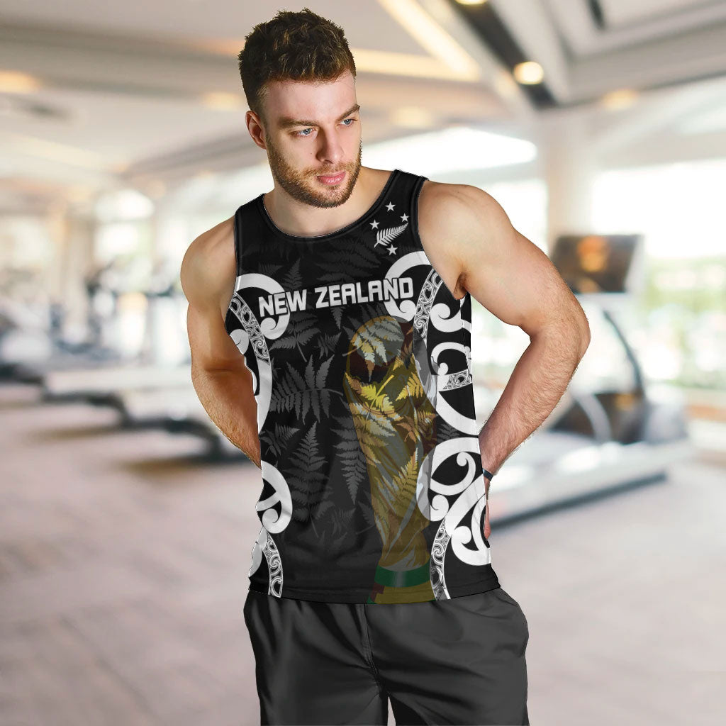 New Zealand WC2026 Custom Black Men Tank Top Silver Fern