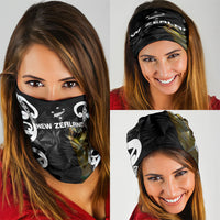 New Zealand WC2026 Black Neck Gaiter Silver Fern