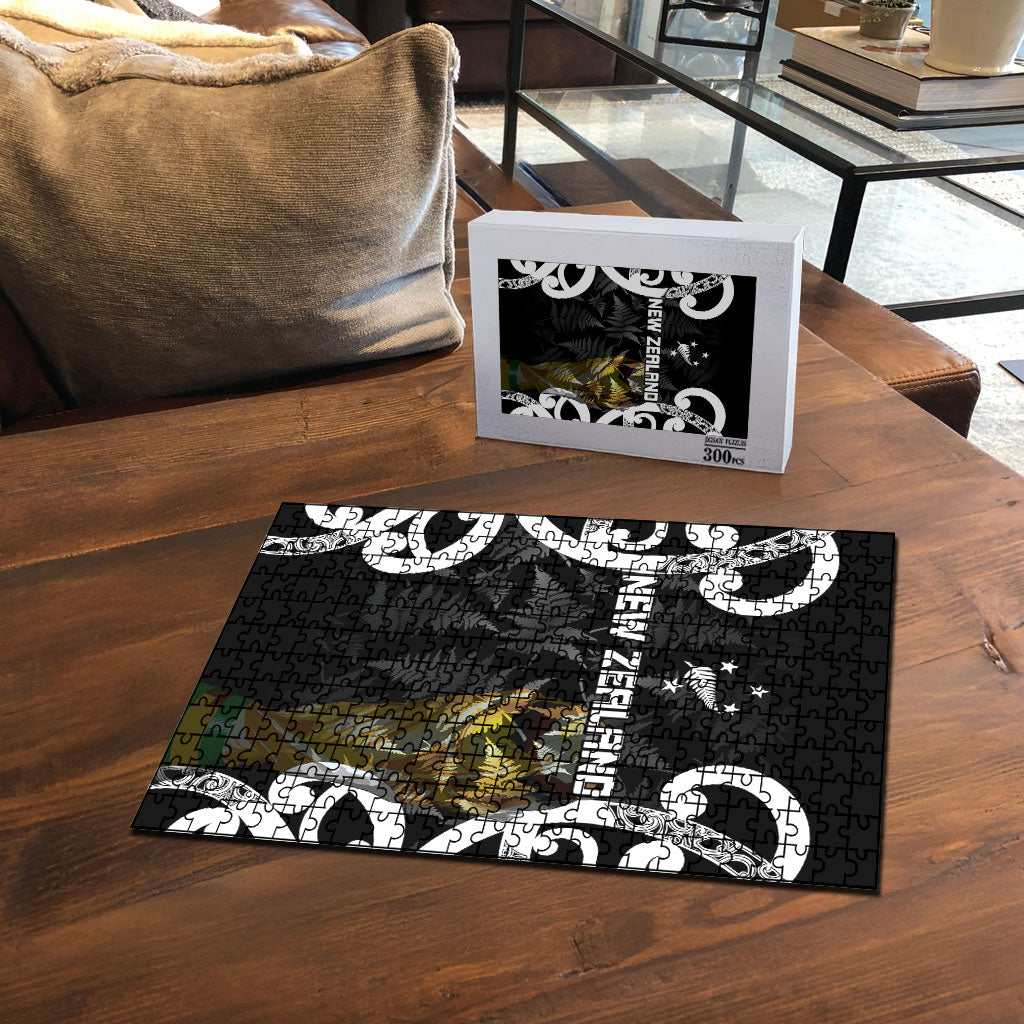 New Zealand WC2026 Black Puzzle Silver Fern