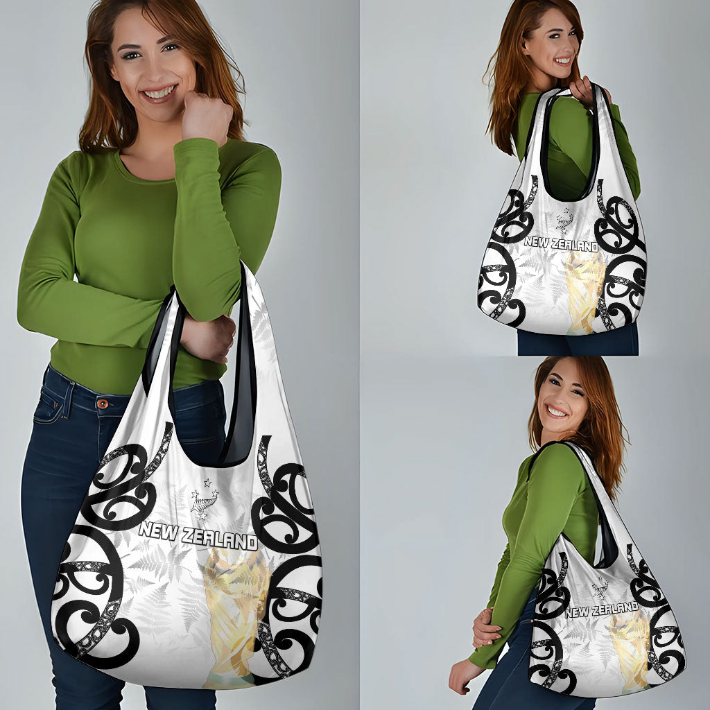 New Zealand WC2026 White Grocery Bag Silver Fern