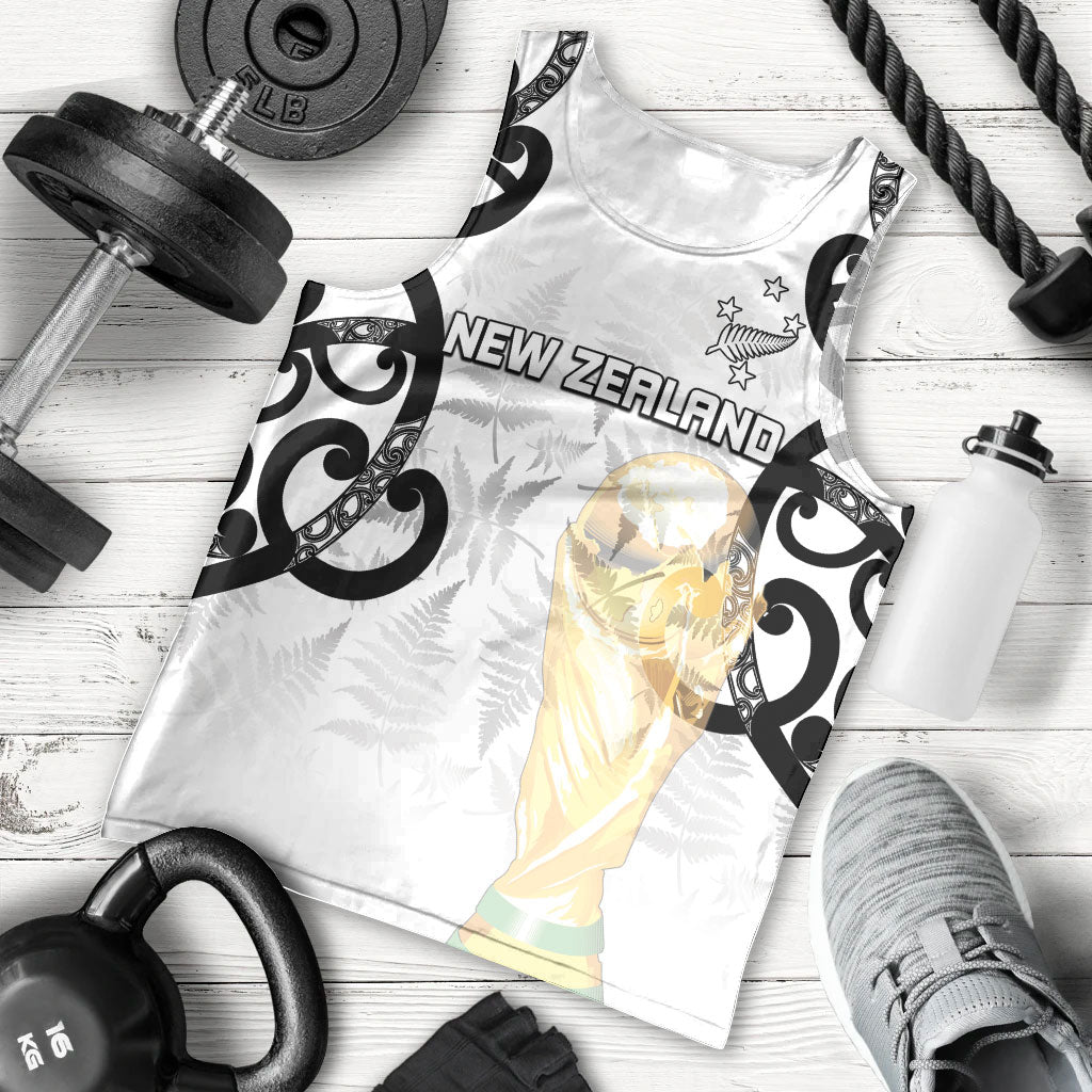 New Zealand WC2026 Custom White Men Tank Top Silver Fern