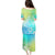 Polynesia Puletasi Plumeria Blue Gradient Curves LT7 - Polynesian Pride