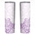 Polynesia Skinny Tumbler Plumeria Lavender Curves