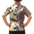 Aloha Hawaii Festive Family Matching Tank Maxi Dress and Hawaiian Shirt Frangipani Lace Classic - Beige