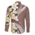 Aloha Hawaii Festive Family Matching Tank Maxi Dress and Hawaiian Shirt Frangipani Lace Classic - Beige