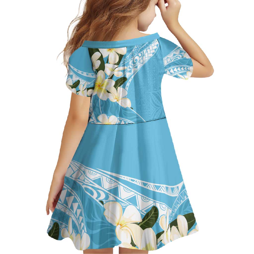 Aloha Hawaii Festive Family Matching Off Shoulder Maxi Dress and Hawaiian Shirt Frangipani Lace Classic - Turquoise LT7 - Polynesian Pride