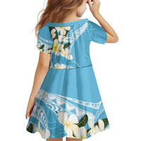 Aloha Hawaii Festive Family Matching Summer Maxi Dress and Hawaiian Shirt Frangipani Lace Classic - Turquoise LT7 - Polynesian Pride