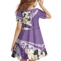 Aloha Hawaii Festive Family Matching Long Sleeve Bodycon Dress and Hawaiian Shirt Frangipani Lace Classic - Lavender LT7 - Polynesian Pride