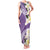 Aloha Hawaii Festive Family Matching Tank Maxi Dress and Hawaiian Shirt Frangipani Lace Classic - Lavender