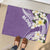 Aloha Hawaii Festive Rubber Doormat Frangipani Lace Classic - Lavender