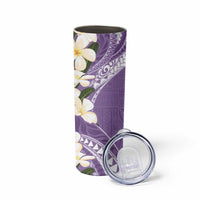 Aloha Hawaii Festive Skinny Tumbler Frangipani Lace Classic - Lavender LT7 - Polynesian Pride