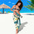 Aloha Hawaii Festive Sarong Frangipani Lace Classic - Teal
