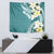 Aloha Hawaii Festive Tapestry Frangipani Lace Classic - Teal