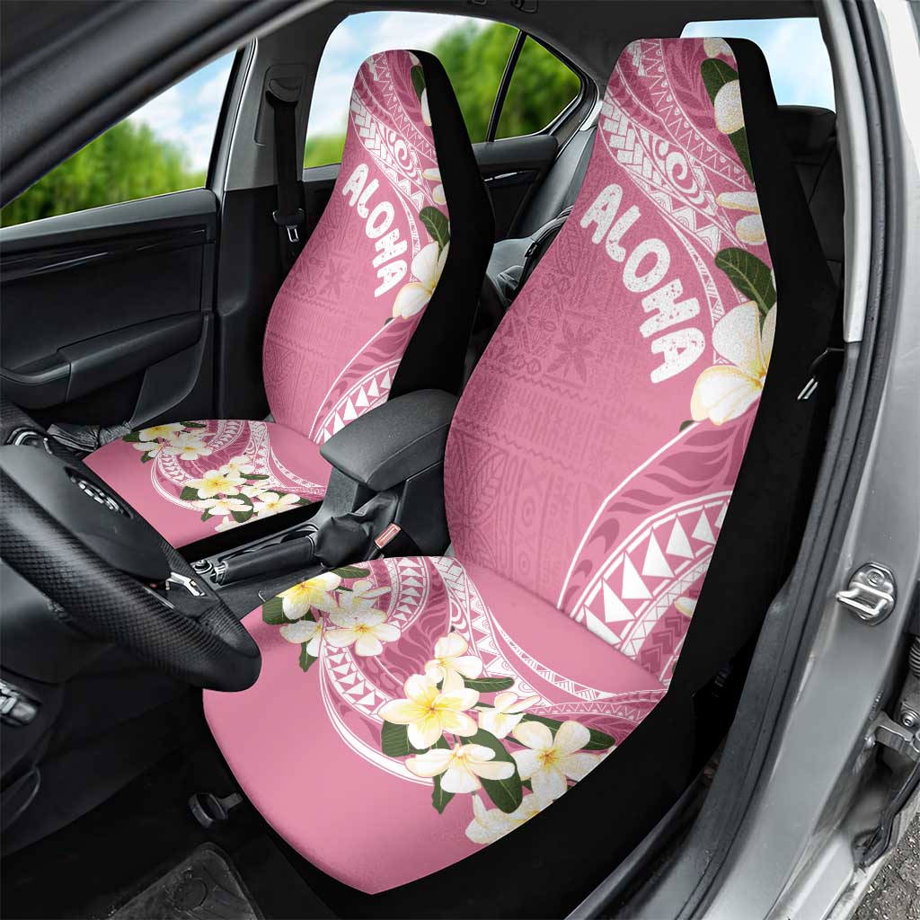 Aloha Hawaii Festive Car Seat Cover Frangipani Lace Classic - Rosy LT7 - Polynesian Pride