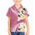 Aloha Hawaii Festive Family Matching Tank Maxi Dress and Hawaiian Shirt Frangipani Lace Classic - Rosy