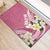 Aloha Hawaii Festive Rubber Doormat Frangipani Lace Classic - Rosy