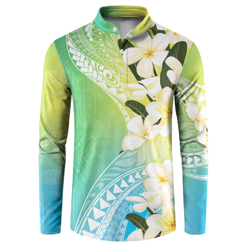 Aloha Hawaii Festive Button Sweatshirt Frangipani Lace Classic - Summer Vibes