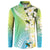 Aloha Hawaii Festive Button Sweatshirt Frangipani Lace Classic - Summer Vibes
