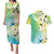 Aloha Hawaii Festive Couples Matching Puletasi and Hawaiian Shirt Frangipani Lace Classic - Summer Vibes