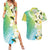 Aloha Hawaii Festive Couples Matching Summer Maxi Dress and Hawaiian Shirt Frangipani Lace Classic - Summer Vibes