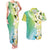 Aloha Hawaii Festive Couples Matching Tank Maxi Dress and Hawaiian Shirt Frangipani Lace Classic - Summer Vibes