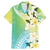 Aloha Hawaii Festive Family Matching Mermaid Dress and Hawaiian Shirt Frangipani Lace Classic - Summer Vibes