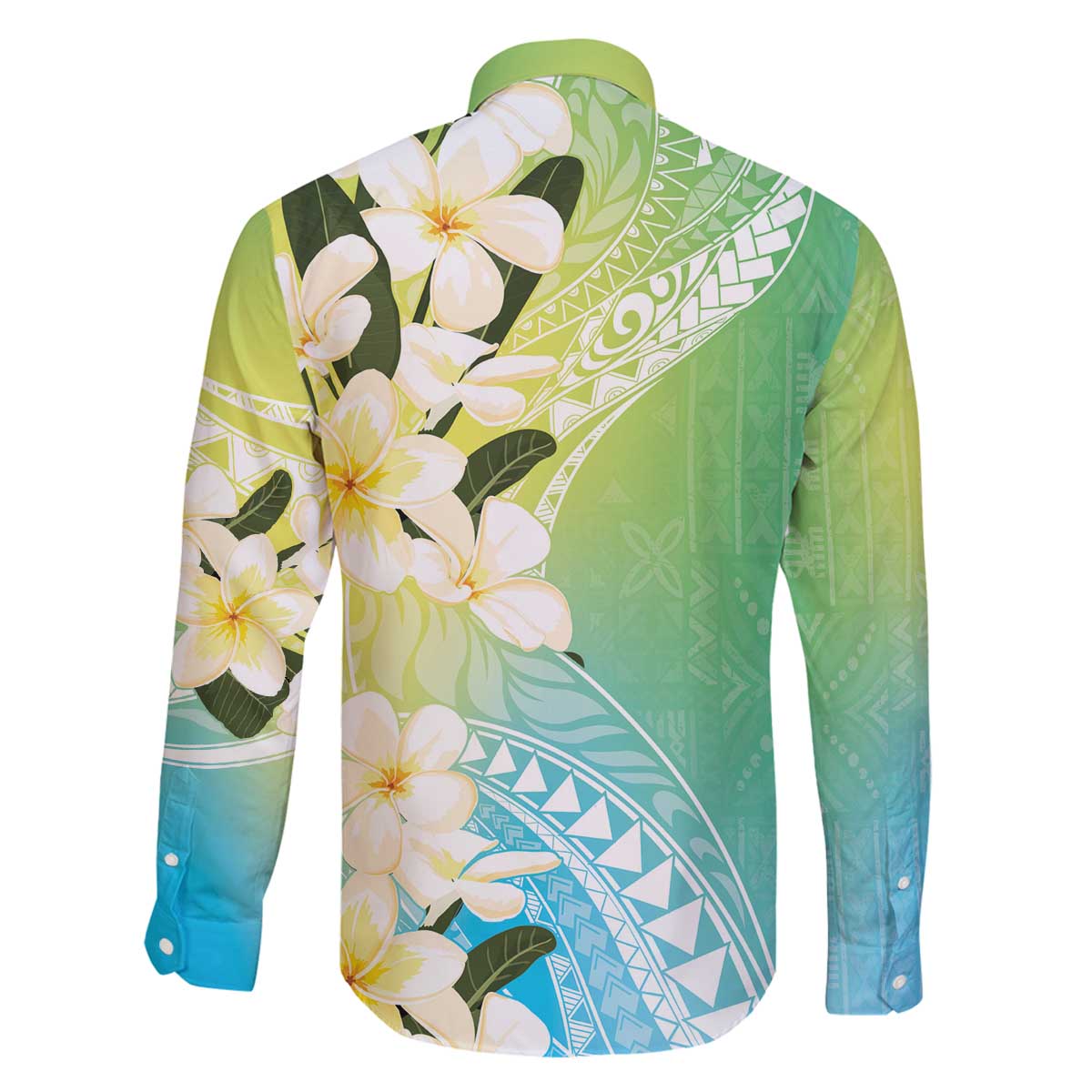 Aloha Hawaii Festive Family Matching Off The Shoulder Long Sleeve Dress and Hawaiian Shirt Frangipani Lace Classic - Summer Vibes LT7 - Polynesian Pride