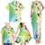 Aloha Hawaii Festive Family Matching Tank Maxi Dress and Hawaiian Shirt Frangipani Lace Classic - Summer Vibes