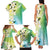 Aloha Hawaii Festive Family Matching Tank Maxi Dress and Hawaiian Shirt Frangipani Lace Classic - Summer Vibes
