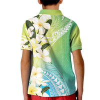 Aloha Hawaii Festive Kid Polo Shirt Frangipani Lace Classic - Summer Vibes