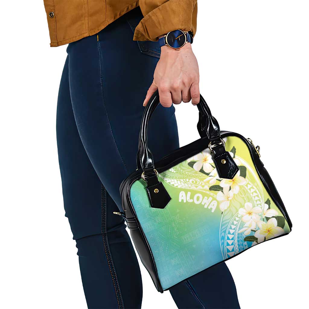 Aloha Hawaii Festive Shoulder Handbag Frangipani Lace Classic - Summer Vibes