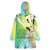 Aloha Hawaii Festive Wearable Blanket Hoodie Frangipani Lace Classic - Summer Vibes