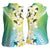 Aloha Hawaii Festive Women Sleeveless Polo Shirt Frangipani Lace Classic - Summer Vibes