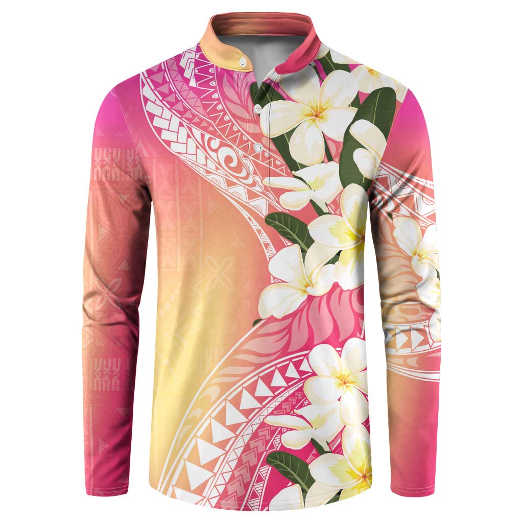 Aloha Hawaii Festive Button Sweatshirt Frangipani Lace Classic - Spring Vibes