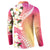 Aloha Hawaii Festive Button Sweatshirt Frangipani Lace Classic - Spring Vibes