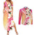 Aloha Hawaii Festive Couples Matching Summer Maxi Dress and Long Sleeve Button Shirt Frangipani Lace Classic - Spring Vibes