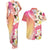 Aloha Hawaii Festive Couples Matching Tank Maxi Dress and Hawaiian Shirt Frangipani Lace Classic - Spring Vibes