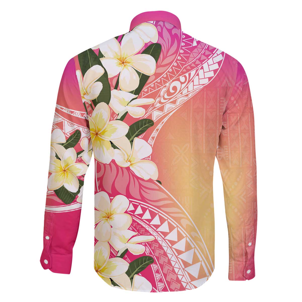 Aloha Hawaii Festive Family Matching Off The Shoulder Long Sleeve Dress and Hawaiian Shirt Frangipani Lace Classic - Spring Vibes LT7 - Polynesian Pride